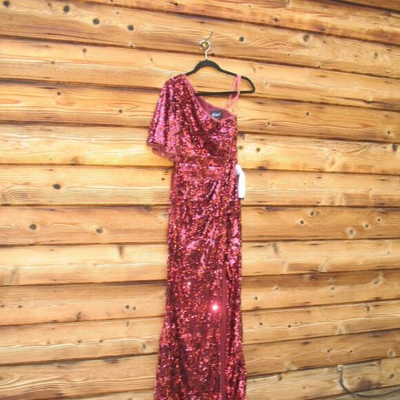 Mac Duggal Womens 93540 Sequin Gown Dress - Picture 6 of 14